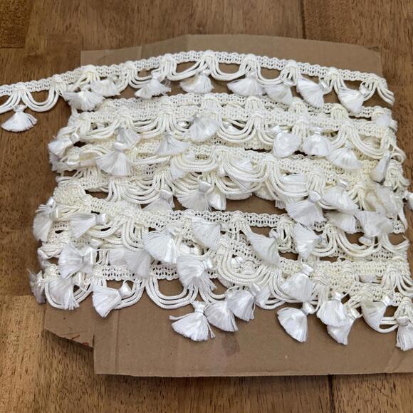 Tassel Fringe Edging Trim Sewing Craft Curtain Cushion Ribbon Upholstery 8 Yds - Picture 2 of 4